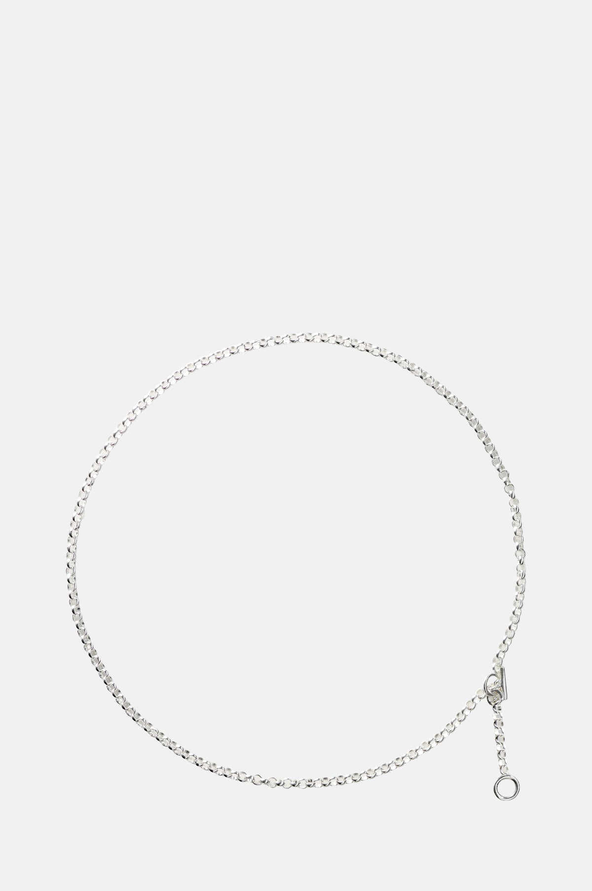 Swivel Chain Necklace Silver