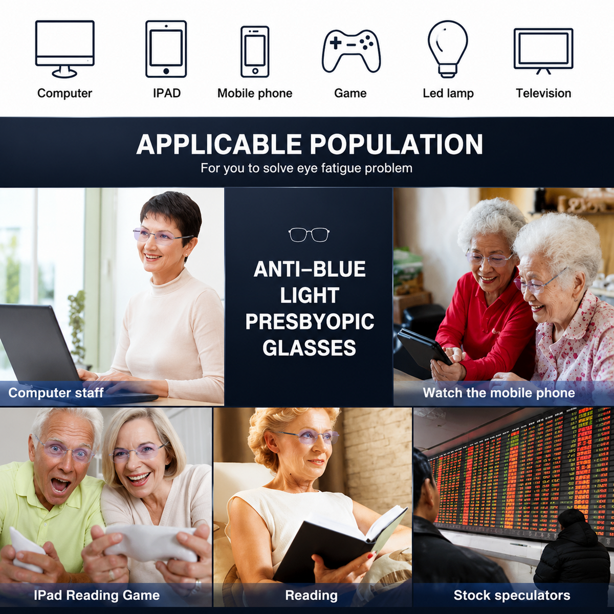 Rimless Adaptive Reading Glasses – Buy 1 Get 3 Free | Clear Vision & Lightweight