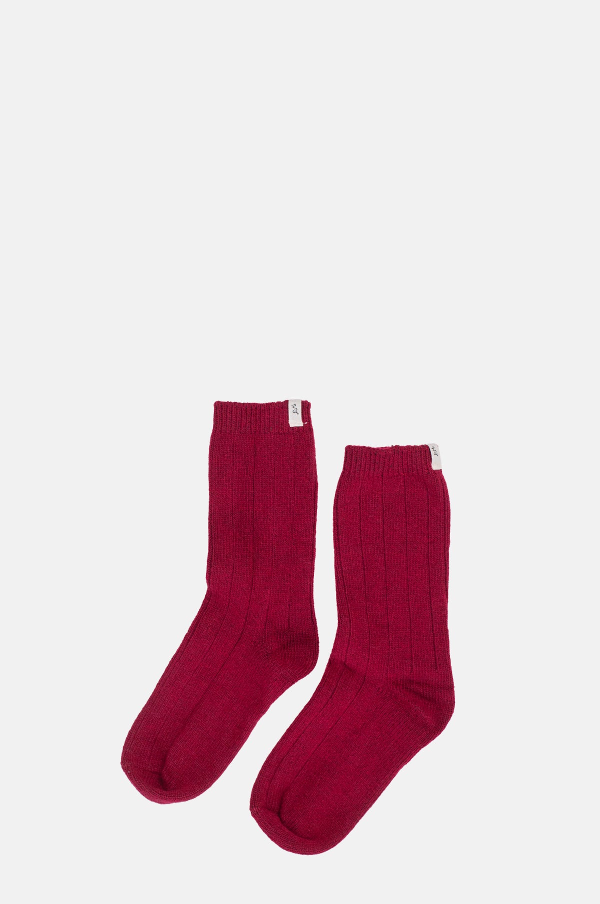 Ribbed Cosy Sock Burgundy
