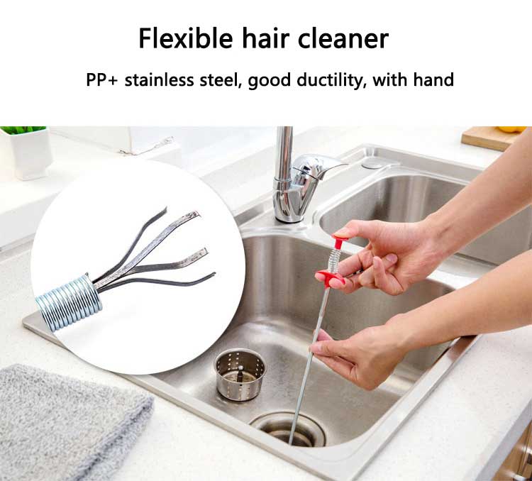 Drainage Block Remover Spring Pipe Cleaner Tool ⭐⭐⭐⭐⭐