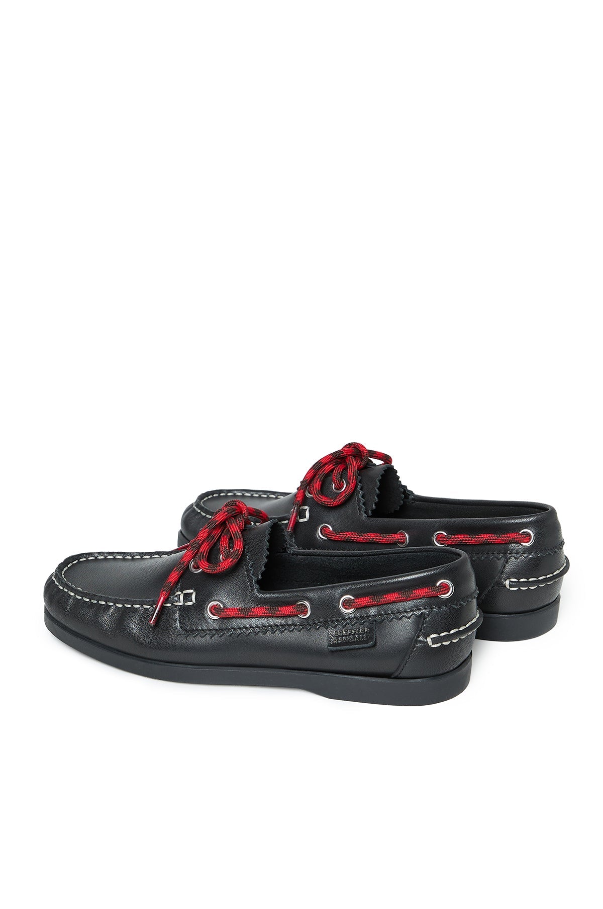 Franco Leather Boat Loafer Black