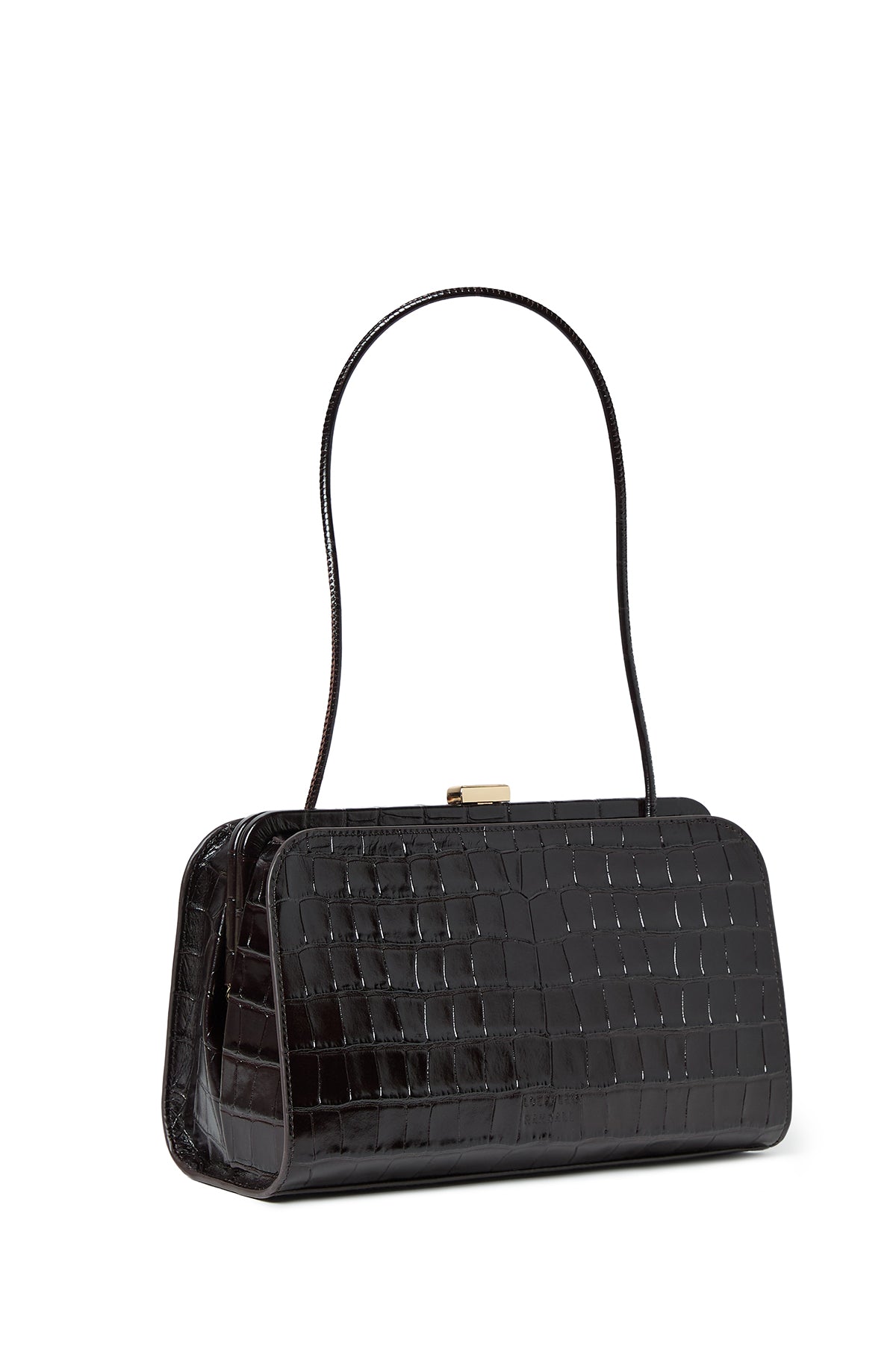 Zella Covered Frame Clutch Ebony