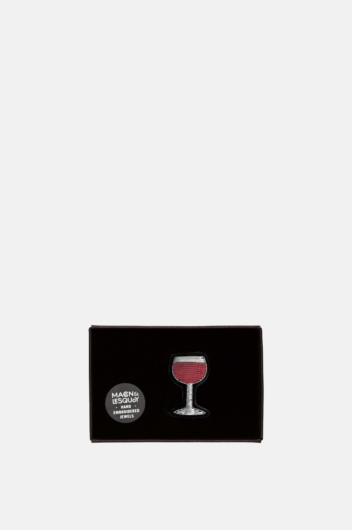 Glass of Red Wine Brooch