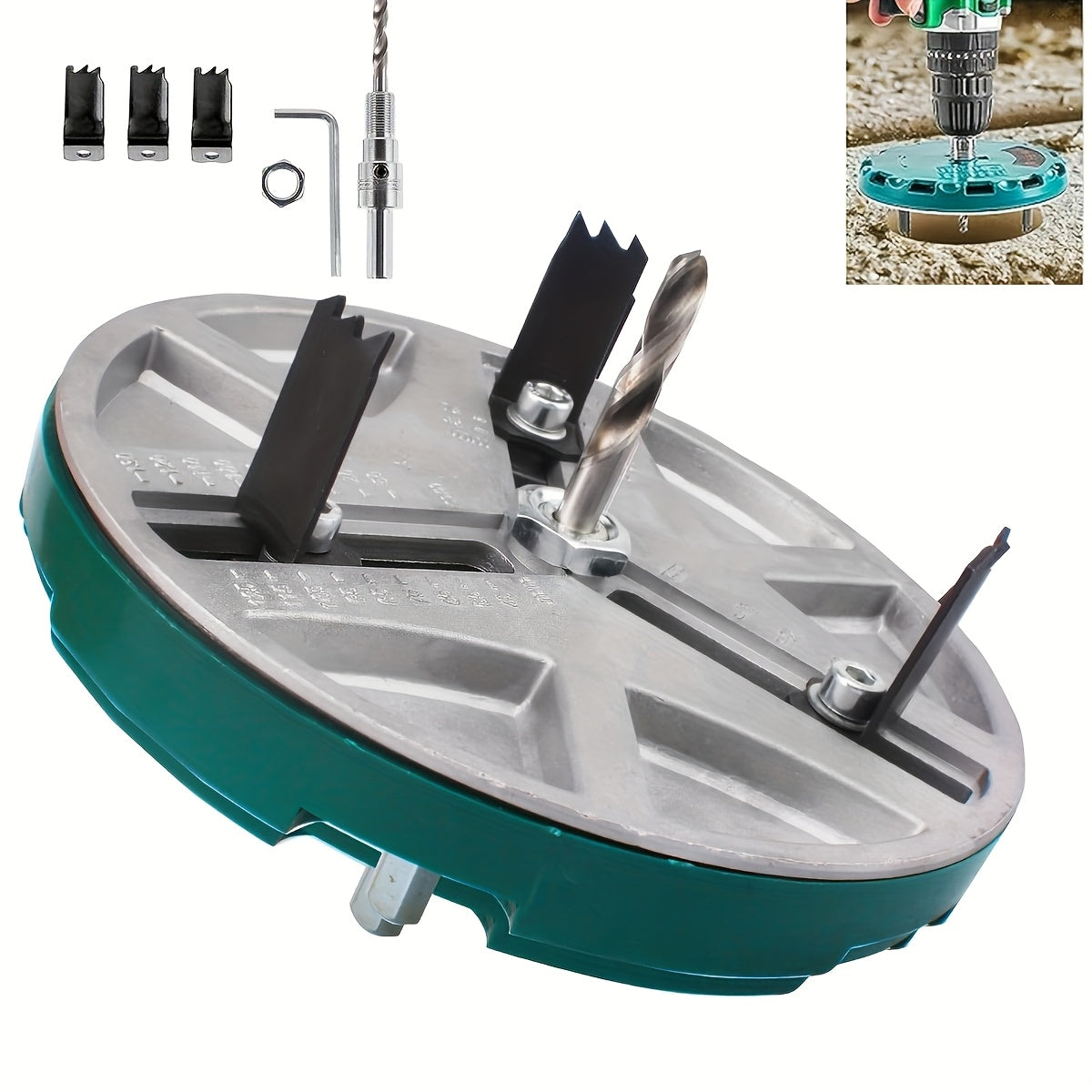 Adjustable Hole Saw 45-130mm for Woodworking, Hole Cutter for Electric Drill