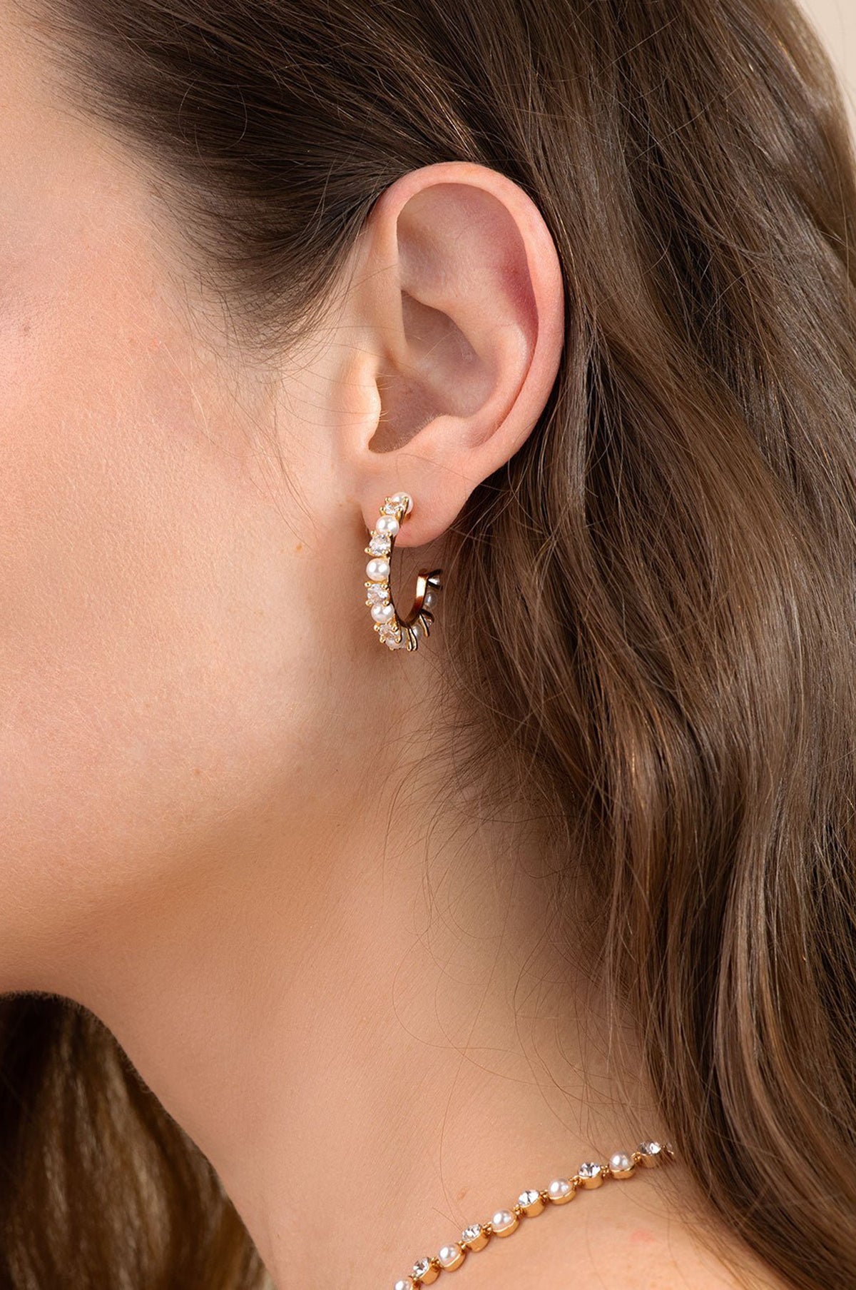Prive Gold Hoop Earrings