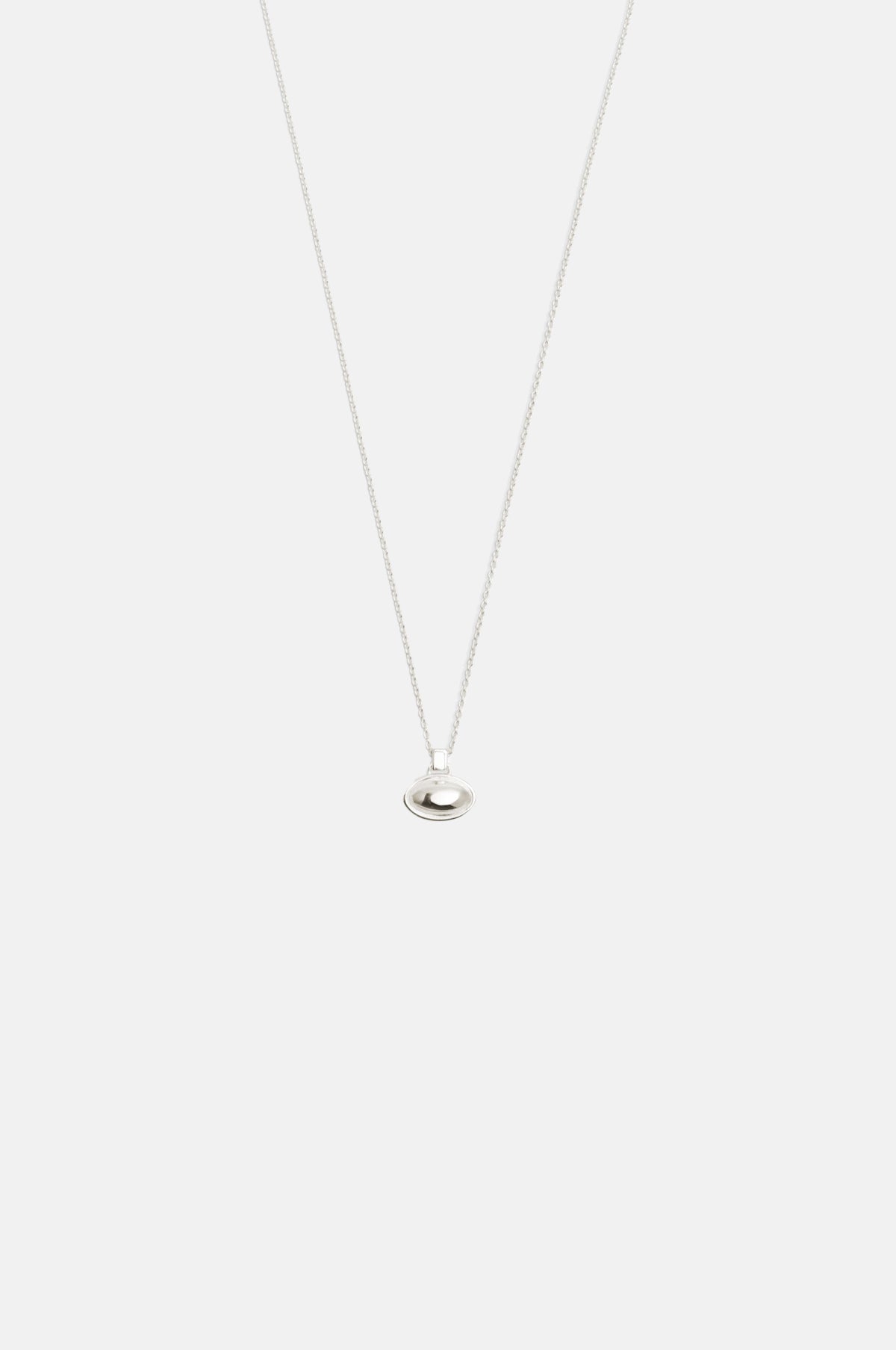 Contour Silver Necklace