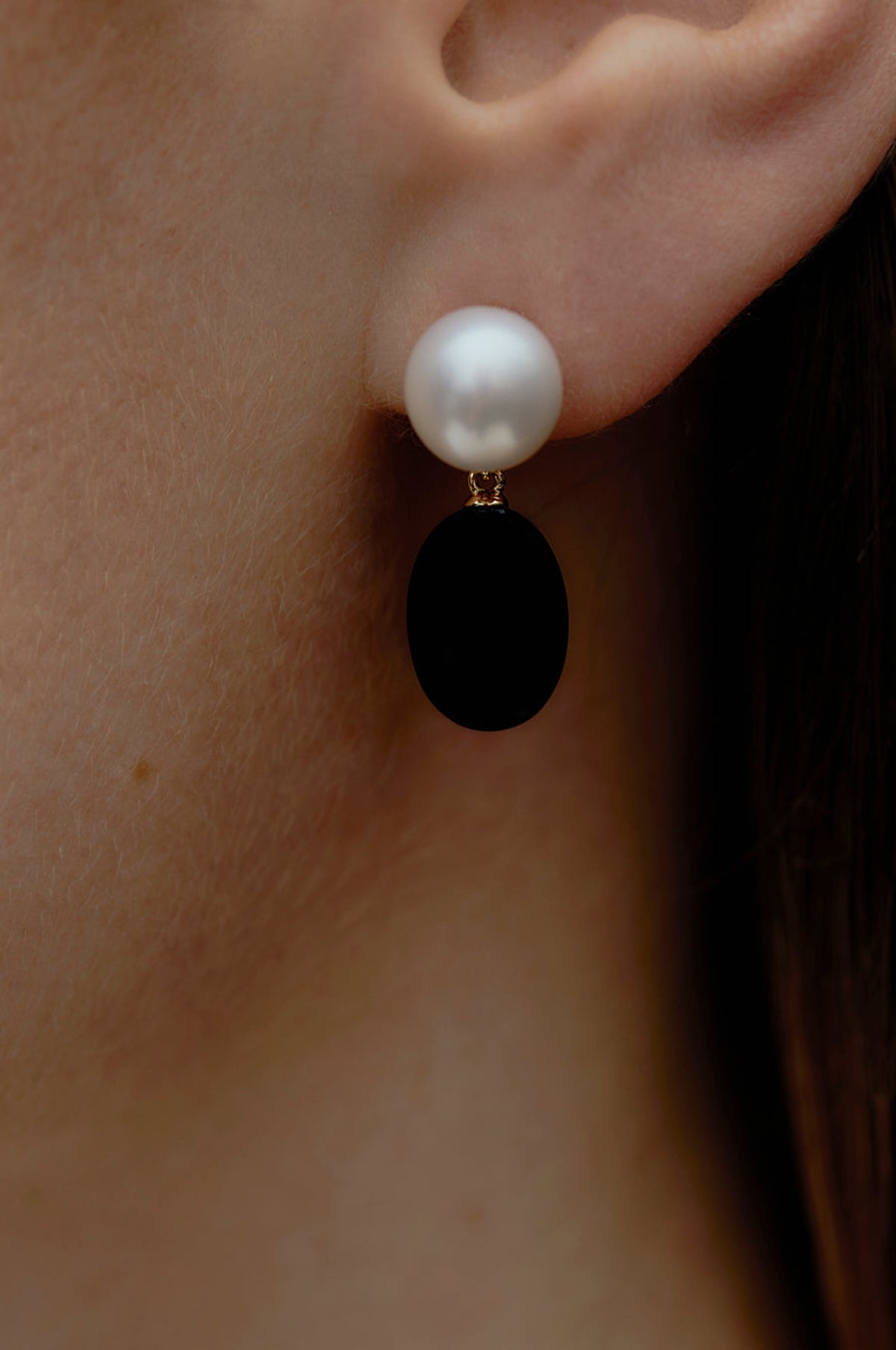 Dualism Gold Earrings