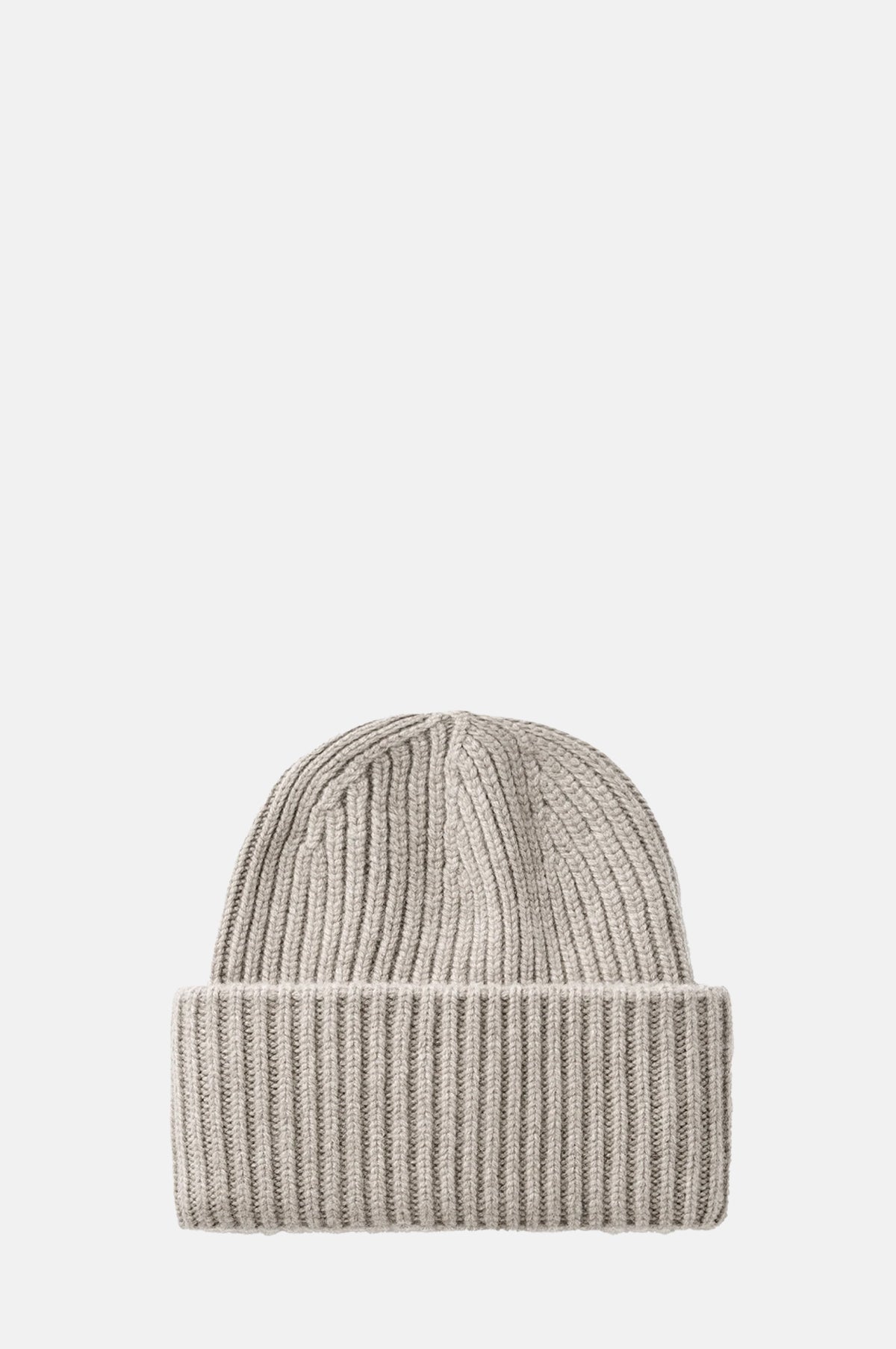 Ribbed Beanie Greige