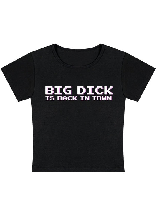 Big Is Back In Town Y2k Baby Tee