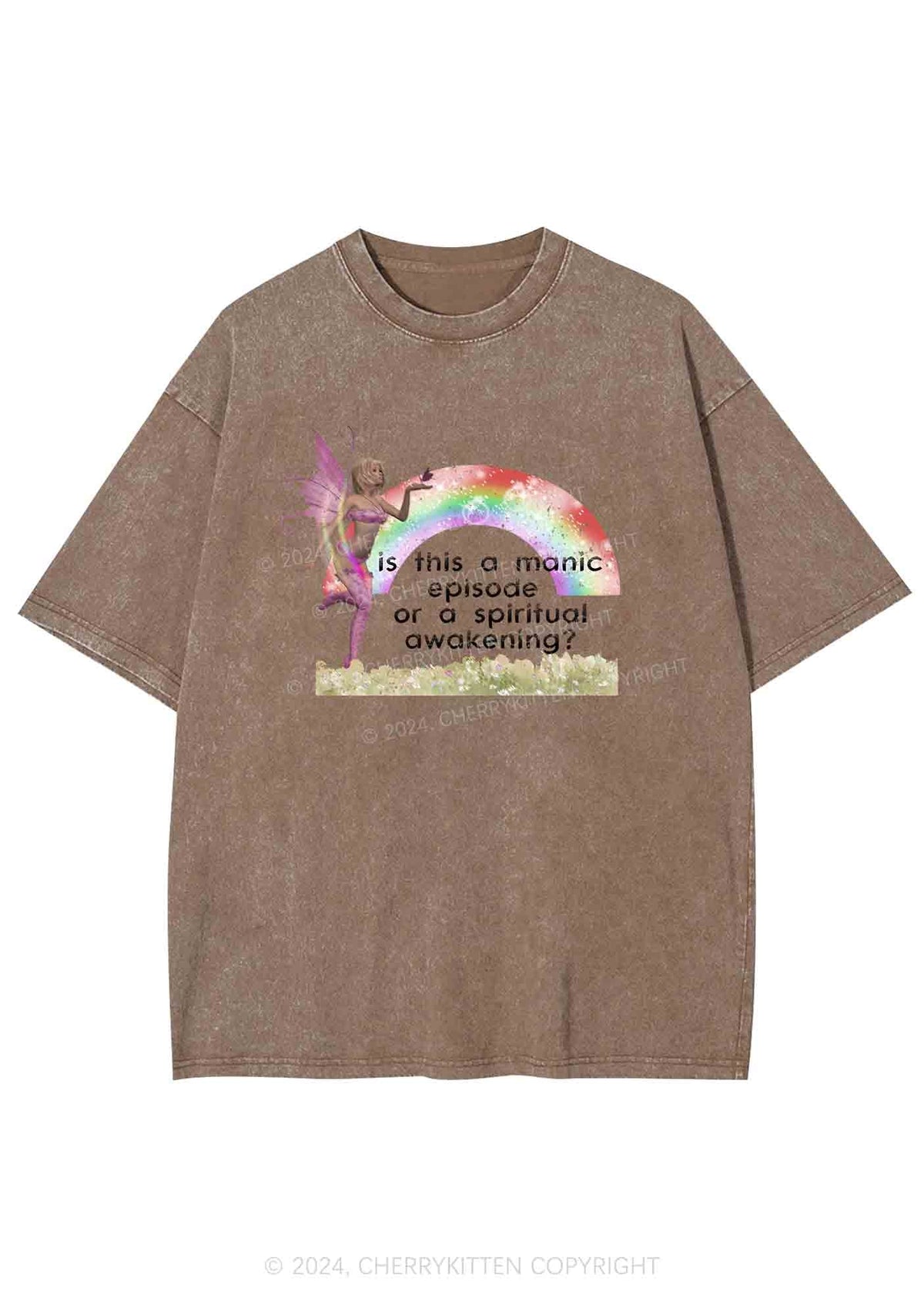 A Manic Episode Y2K Washed Tee Cherrykitten