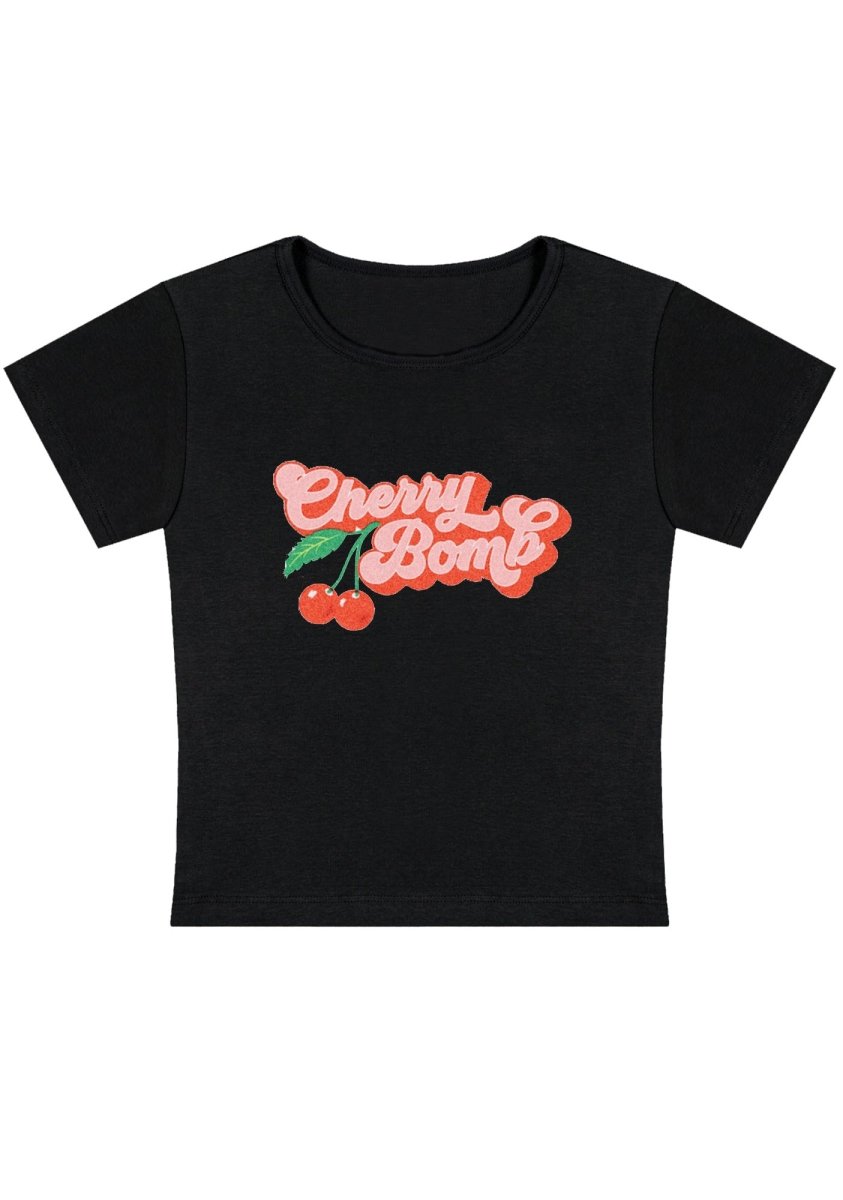 Cherry Bomb Y2K Baby Tee