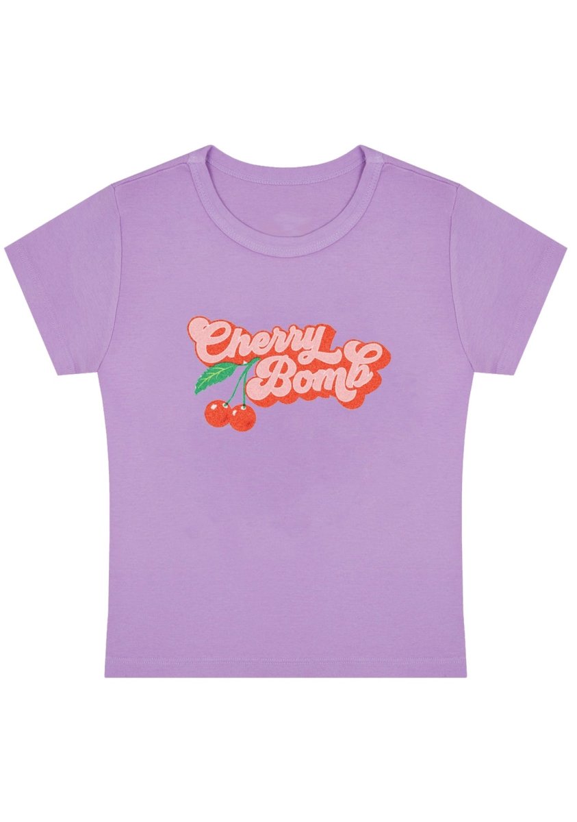 Cherry Bomb Y2K Baby Tee