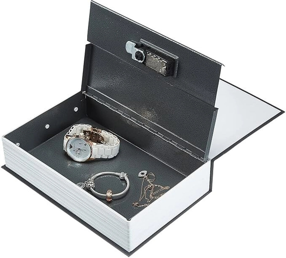 📚🔒 Secret Book Locker with Combination Code – Hidden Security Safe Box for Cash & Jewels
