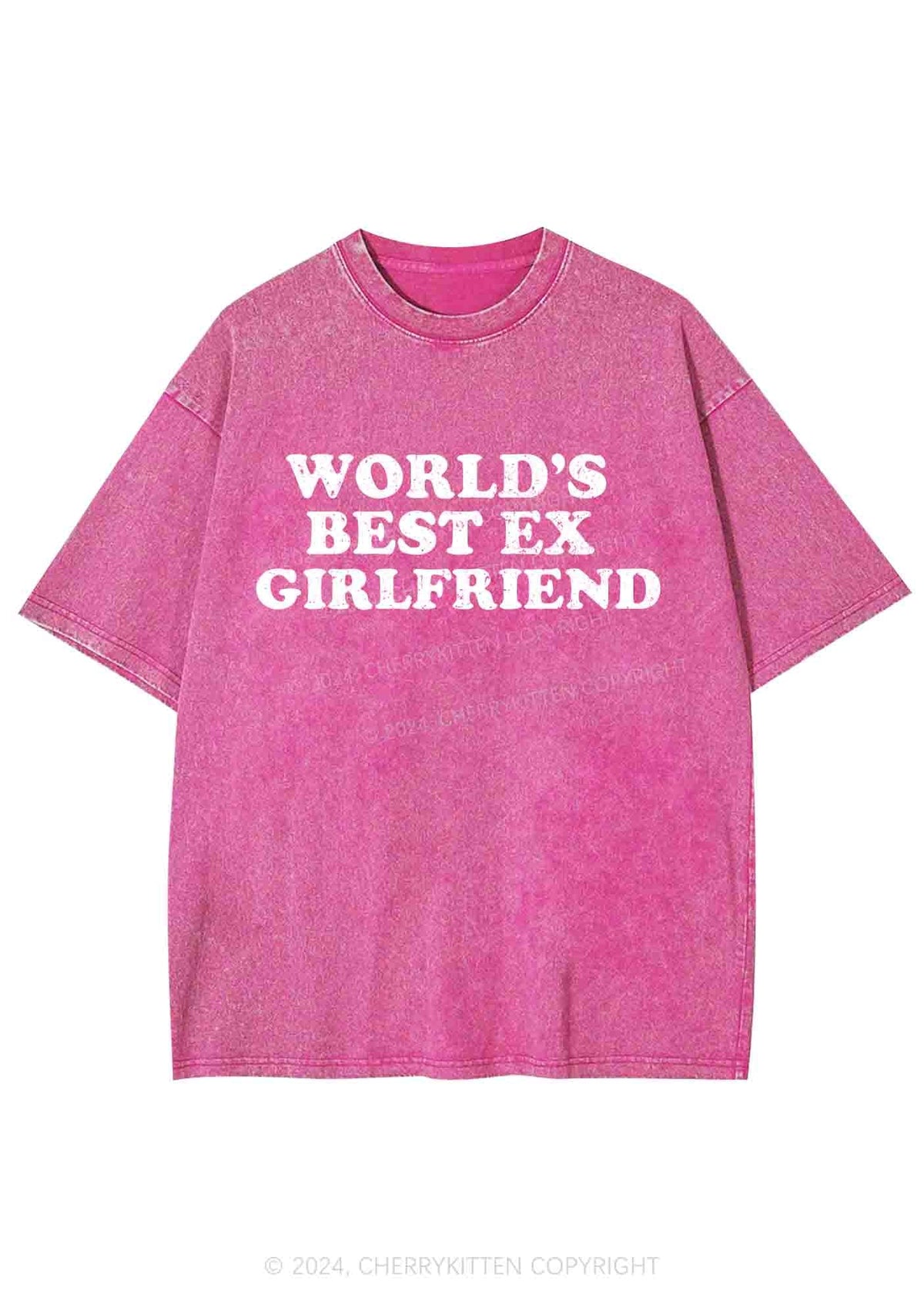 Best Ex Girlfriend Y2K Washed Tee Cherrykitten