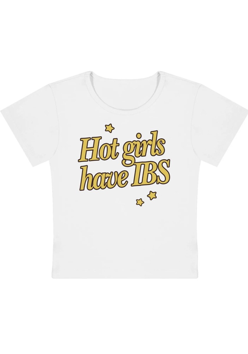 Hot Girls Have IBS Y2K Baby Tee