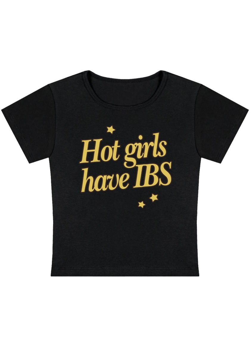 Hot Girls Have IBS Y2K Baby Tee