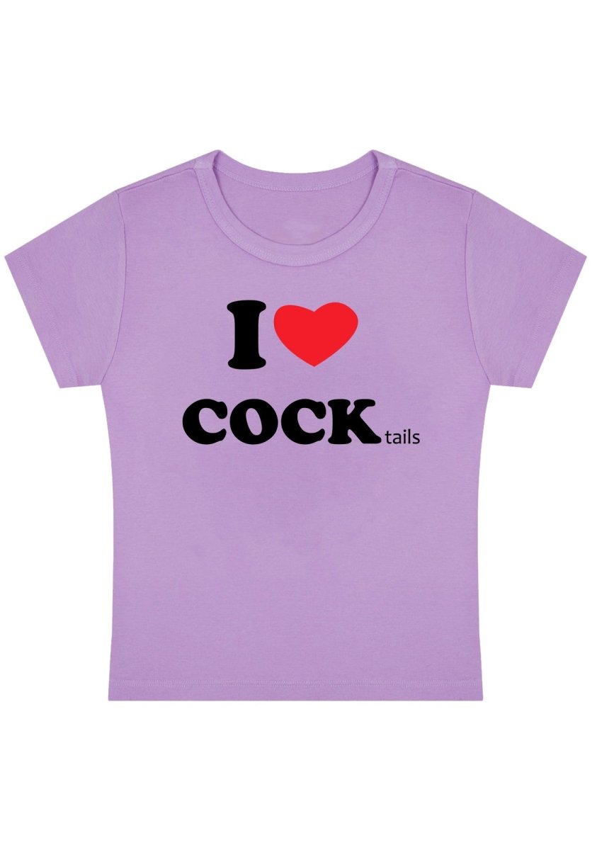 I Love Cocktails Y2K Baby Tee