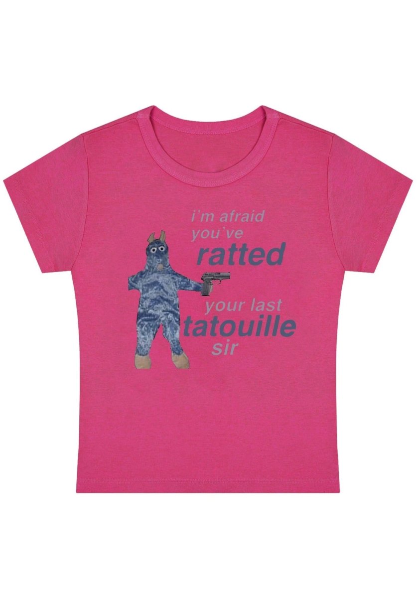 Ratted Last Tatouille Y2k Baby Tee