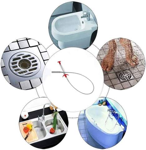 Drainage Block Remover Spring Pipe Cleaner Tool ⭐⭐⭐⭐⭐