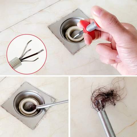 Drainage Block Remover Spring Pipe Cleaner Tool ⭐⭐⭐⭐⭐